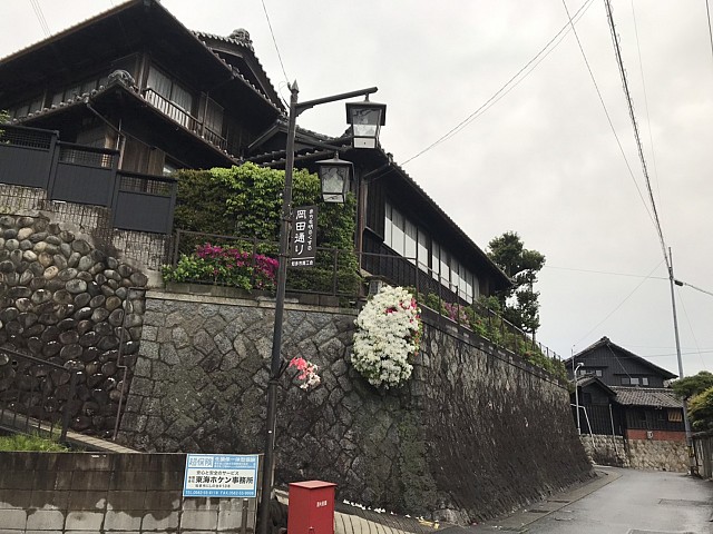 知多市岡田の歴史ある街並み