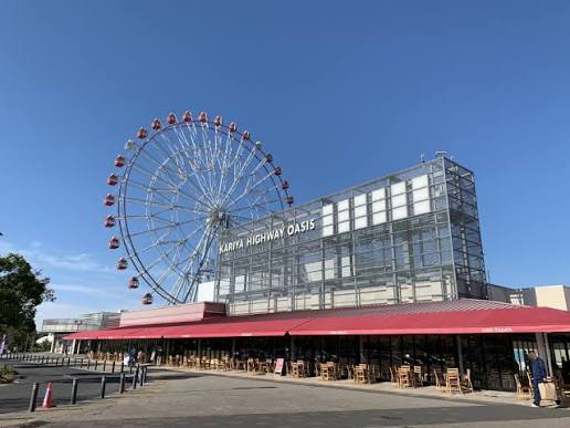 刈谷ハイウェイオアシスの街並み