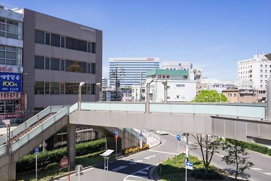 刈谷市の駅周辺と市街地