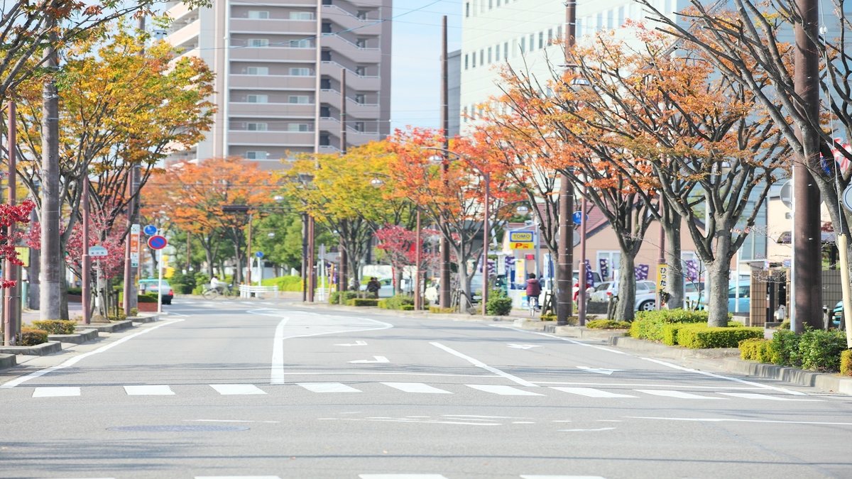 北名古屋市の街並みと駅周辺のイメージ